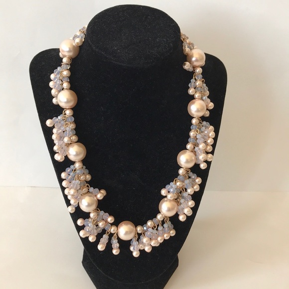 Jewelry - Faux Pearl and Bead Necklace